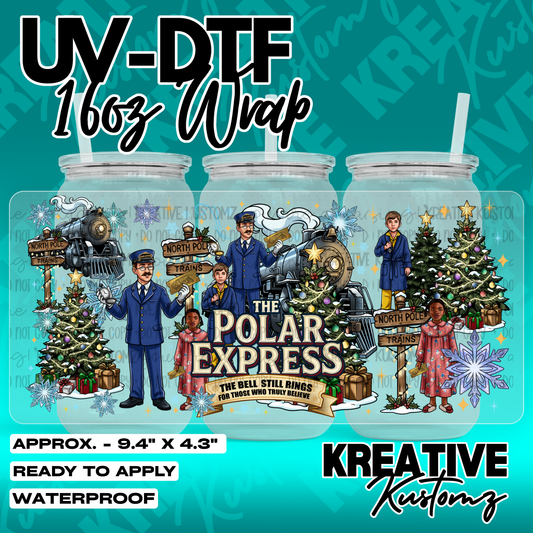 7989 | UV DTF Cup Wrap for 16oz Libbey Glass