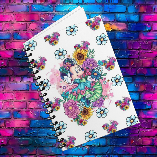 RTS Mouse Flowers | UVDTF A5 Notebook Wrap Decal