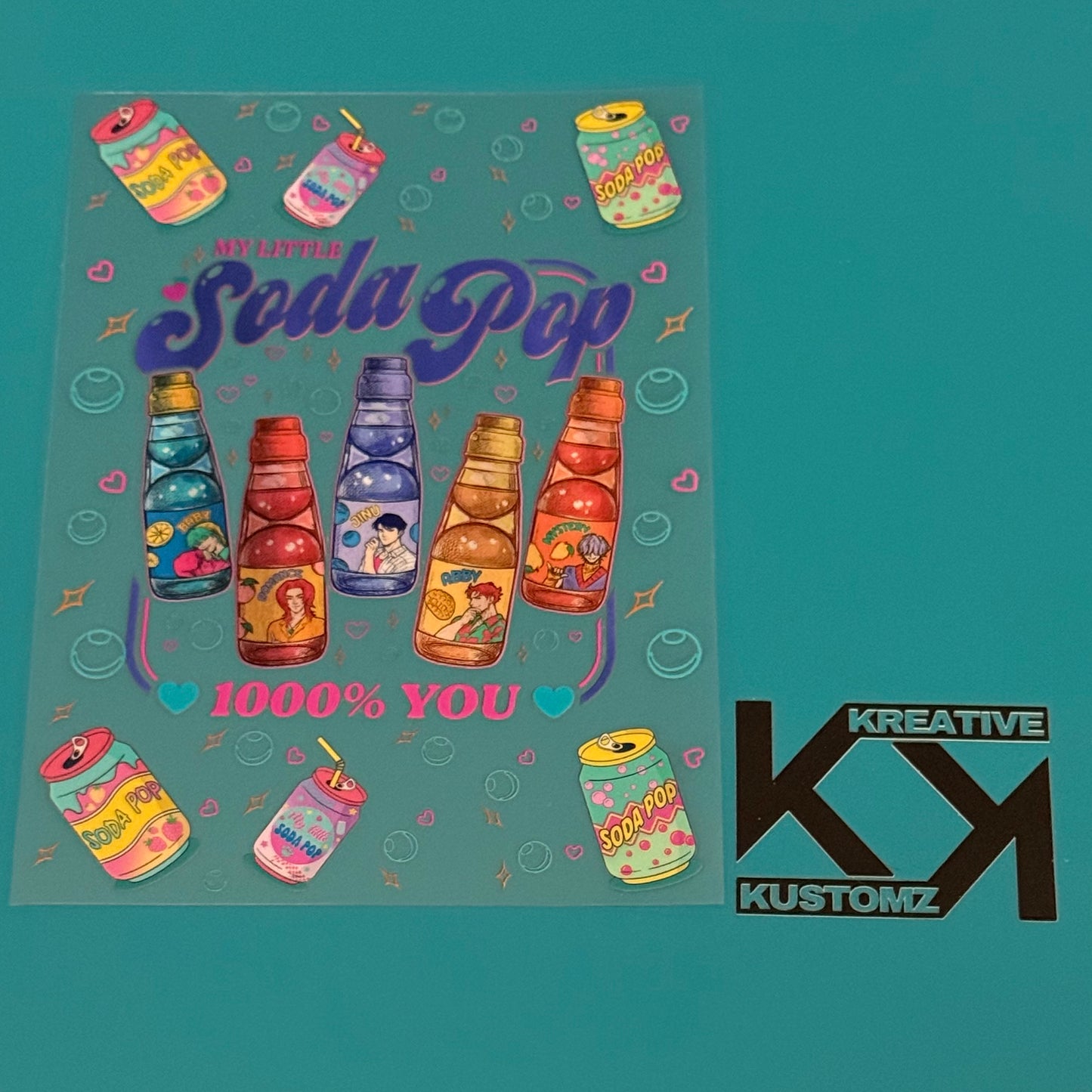 A5 Soda Pop UV-DTF NOTEBOOK WRAP