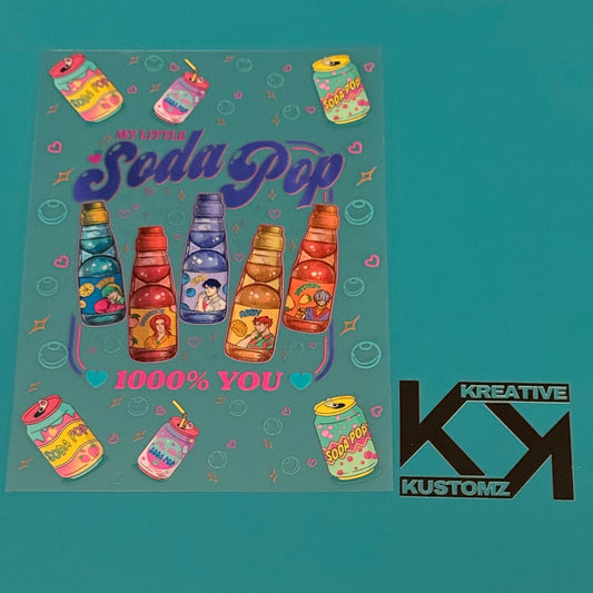 A5 Soda Pop UV-DTF NOTEBOOK WRAP