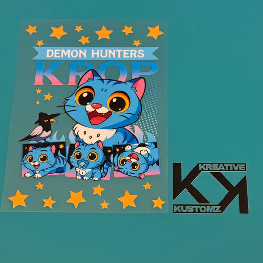 A5 K-Pop Cat UV-DTF NOTEBOOK WRAP