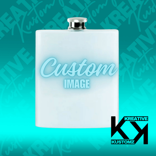 7oz CUSTOM FLASK - Kreative Kustomz