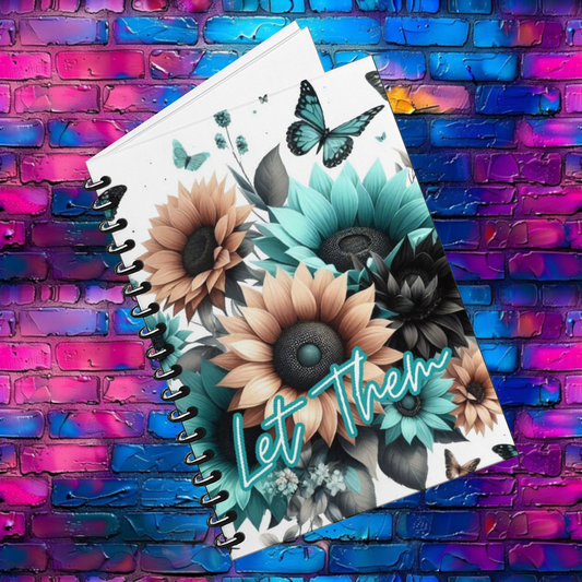 RTS Let Them Floral | UVDTF A5 Notebook Wrap Decal