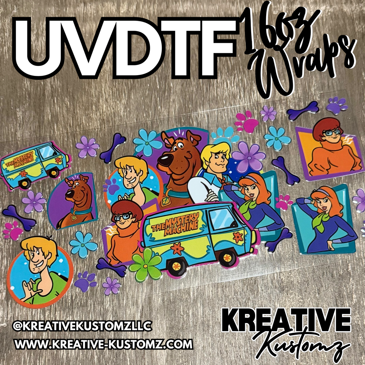 1501 | RTS | UV DTF Cup Wrap for 16oz Libbey Glass