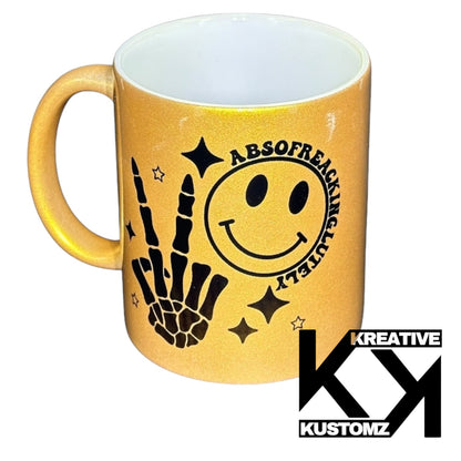 Absofreakinglutely 11oz Mug - Gold