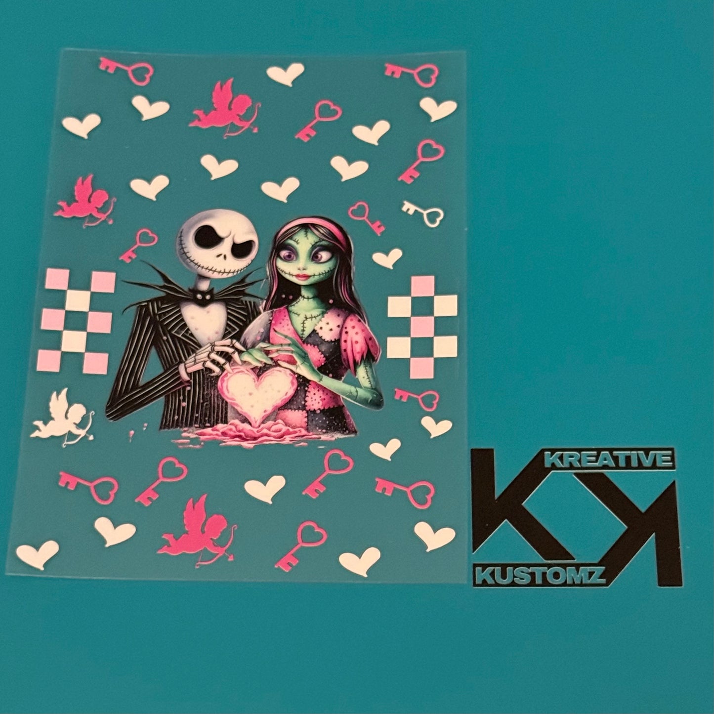 A5 Jack & Sally UV-DTF NOTEBOOK WRAP