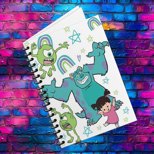 RTS Monster Cartoon 1 | UVDTF A5 Notebook Wrap Decal