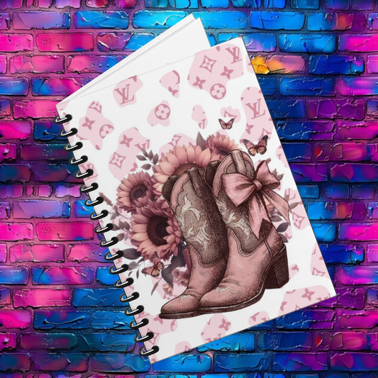 RTS Cowboy Boots | UVDTF A5 Notebook Wrap Decal