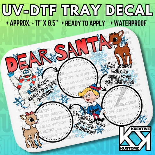 UV-DTF Cookie Tray Decal - Rectangle 5