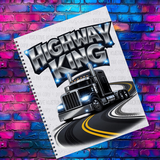 Highway King | EXCLUSIVE |UVDTF A5 Notebook Wrap Decal