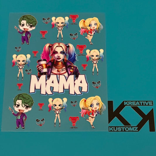 A5 Quinn Mama UV-DTF NOTEBOOK WRAP