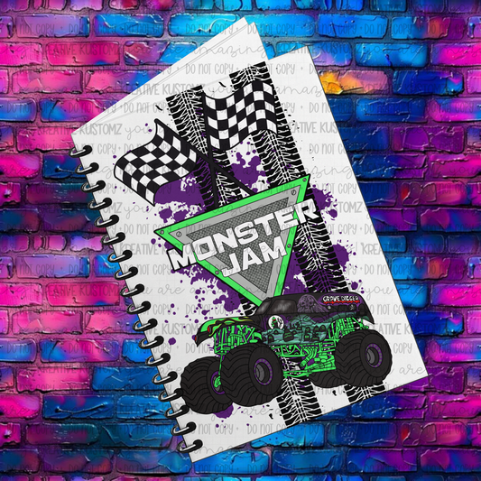 Monster Trucks | UVDTF A5 Notebook Wrap Decal