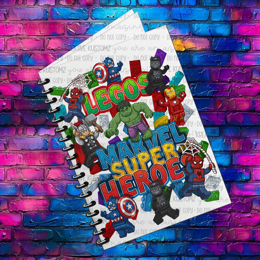 Super Hero | UVDTF A5 Notebook Wrap Decal