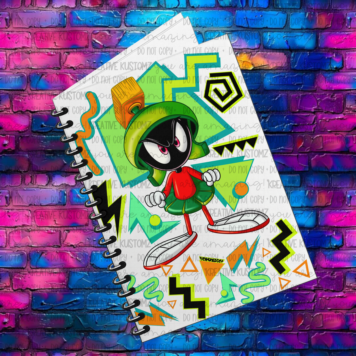 Marvin | UVDTF A5 Notebook Wrap Decal