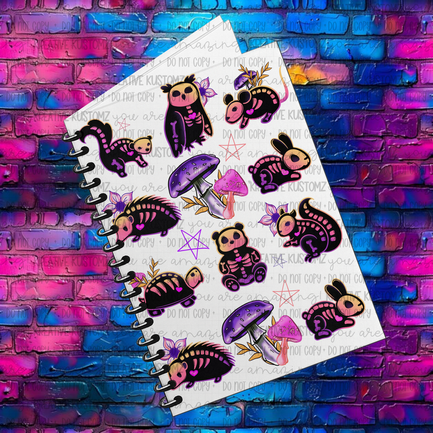 Possums | UVDTF A5 Notebook Wrap Decal