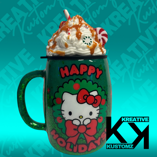 Kitty Holidays - Topper Mug