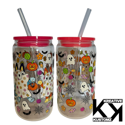 Bluey Trick Or Treat Libbey - 16oz