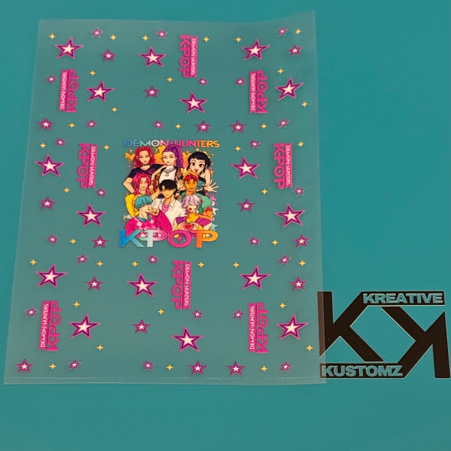 A5 K-Pop Stars UV-DTF NOTEBOOK WRAP