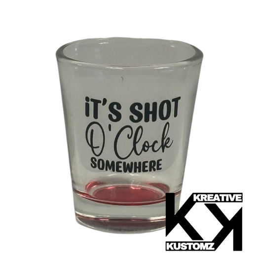 Shot O’clock Shot Glass