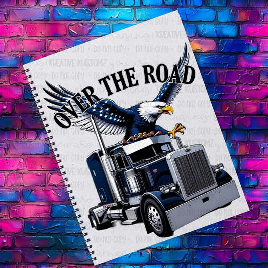 Over the Road || EXCLUSIVE |UVDTF A5 Notebook Wrap Decal