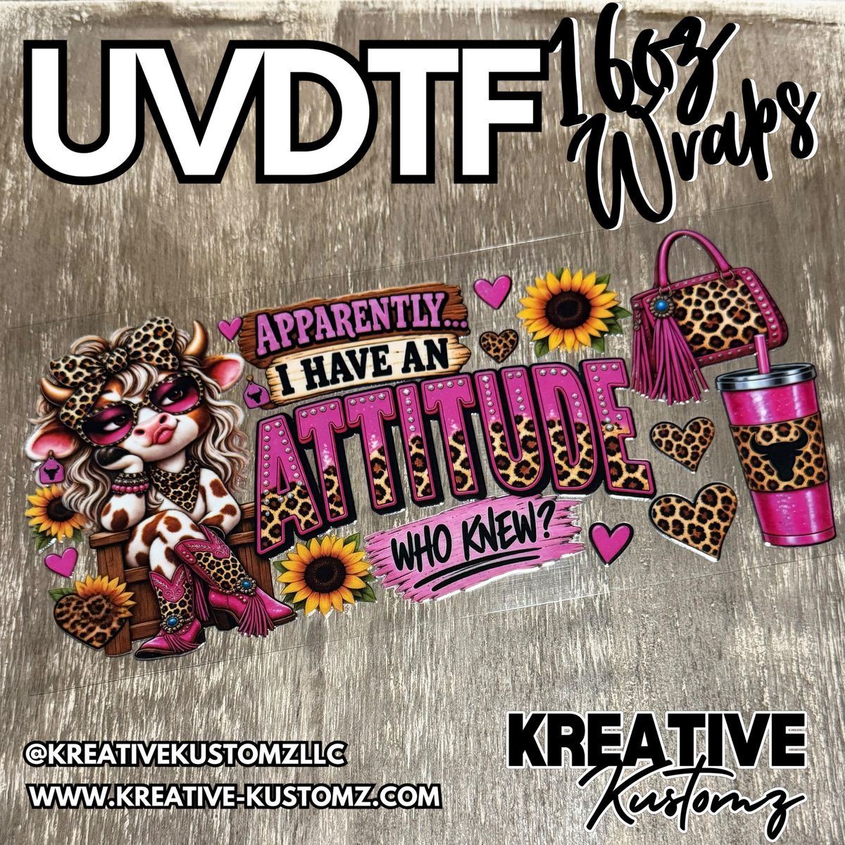 1507 | RTS | UV DTF Cup Wrap for 16oz Libbey Glass