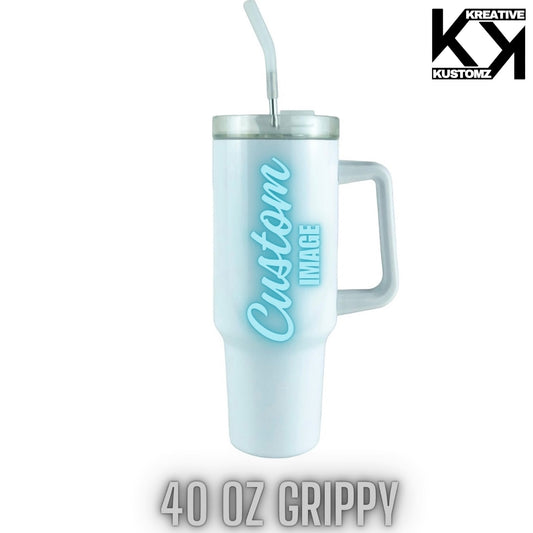 40oz CUSTOM GRIPPY TUMBLER