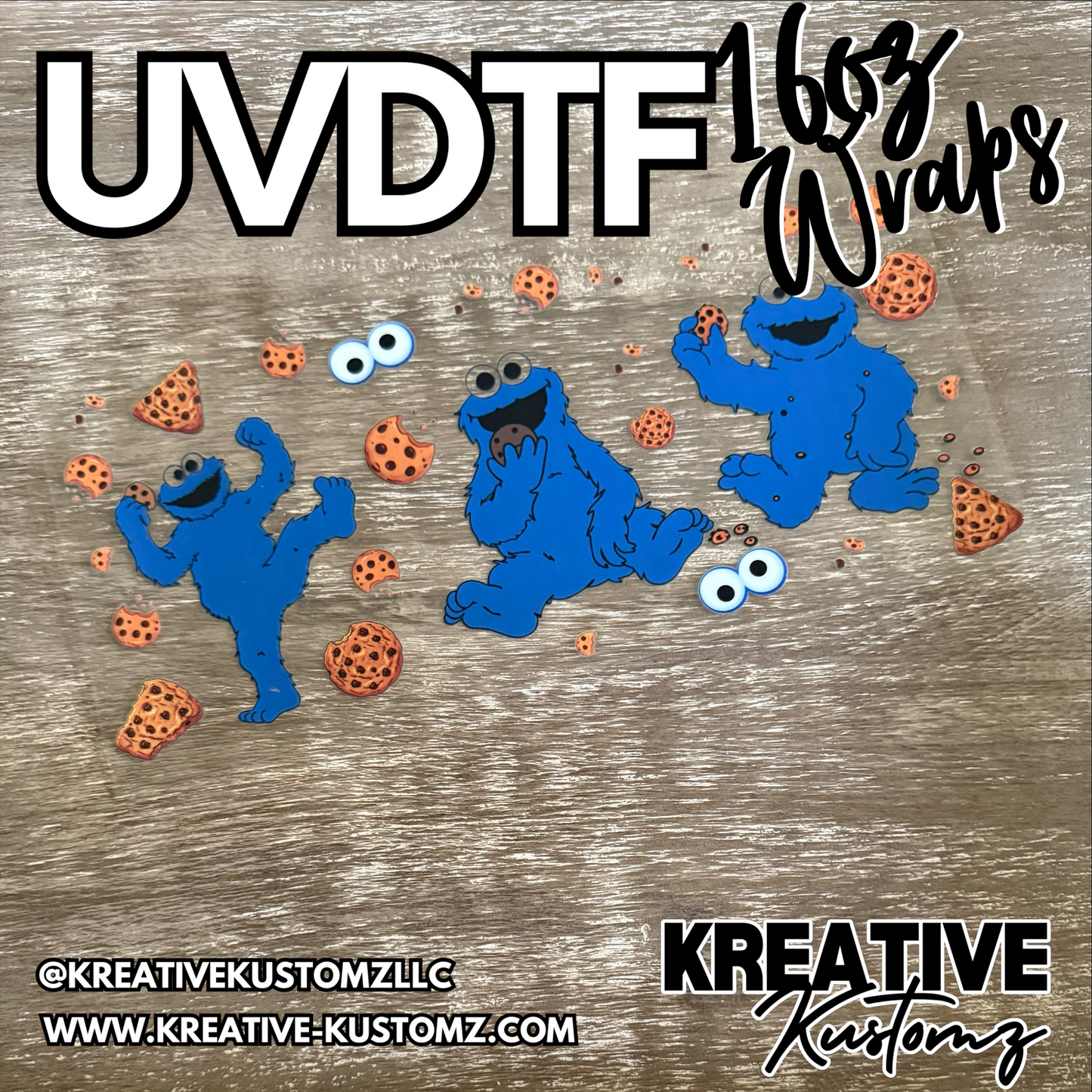 1356 | RTS | UV DTF Cup Wrap for 16oz Libbey Glass