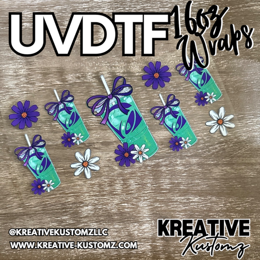 1246 | RTS | UV DTF Cup Wrap for 16oz Libbey Glass