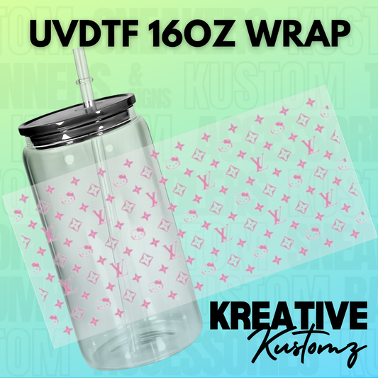 KK-B0055 LV Elements Kitty - 16oz UVDTF Wrap