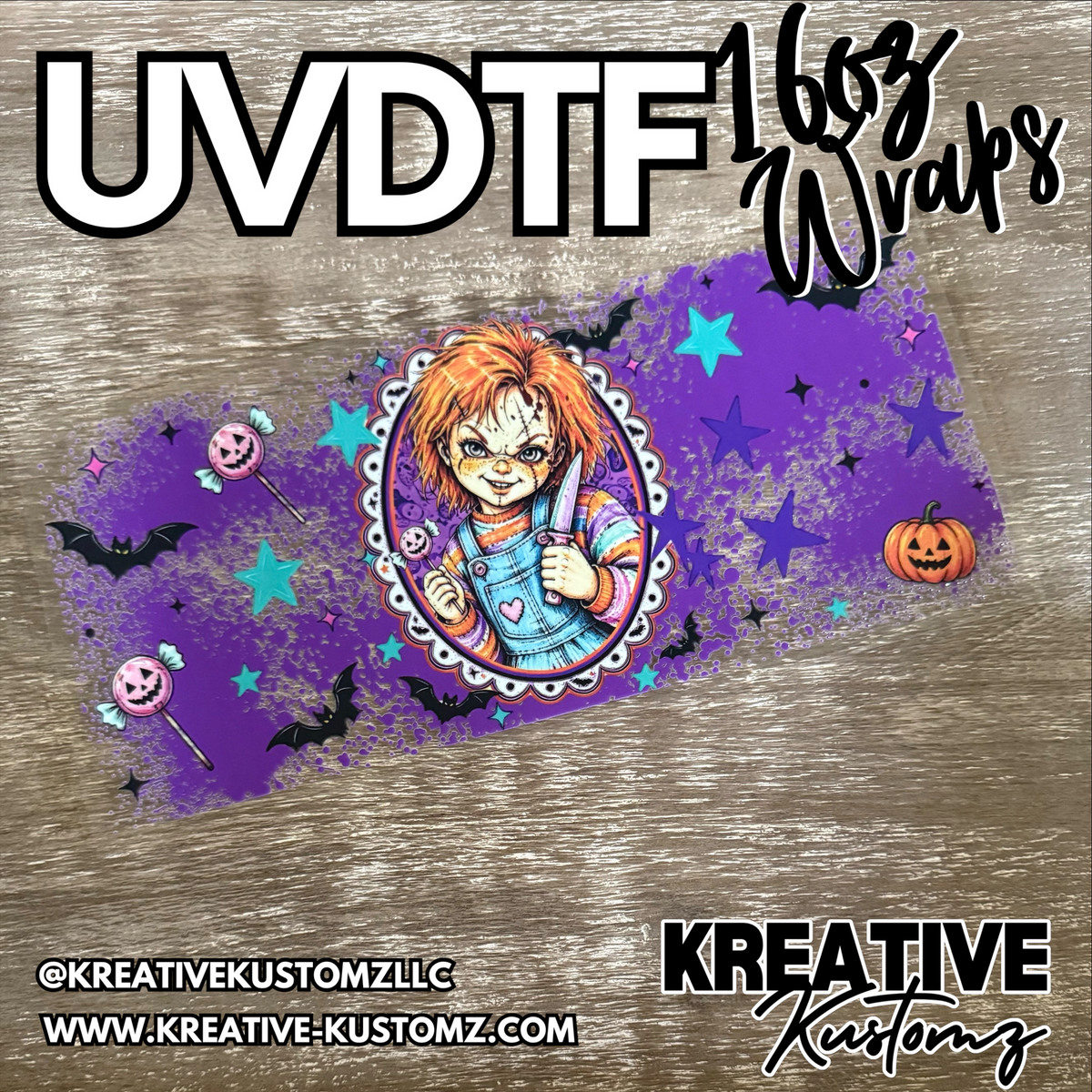 1381 | RTS | UV DTF Cup Wrap for 16oz Libbey Glass