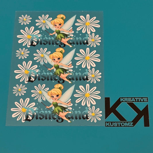 A5 Tinkerbell UV-DTF NOTEBOOK WRAP