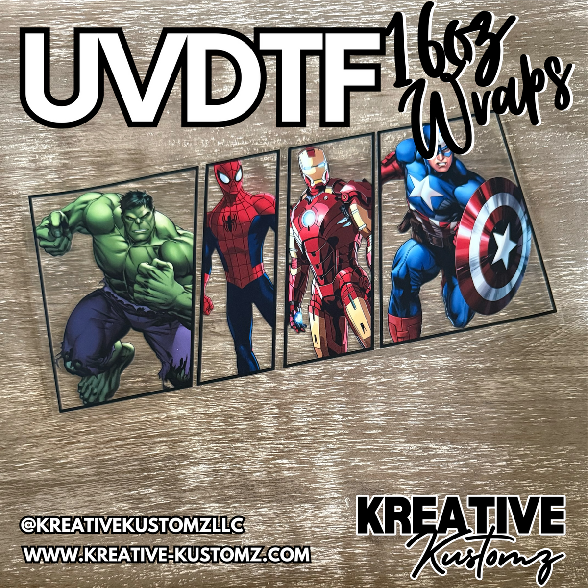 1334 | RTS | UV DTF Cup Wrap for 16oz Libbey Glass