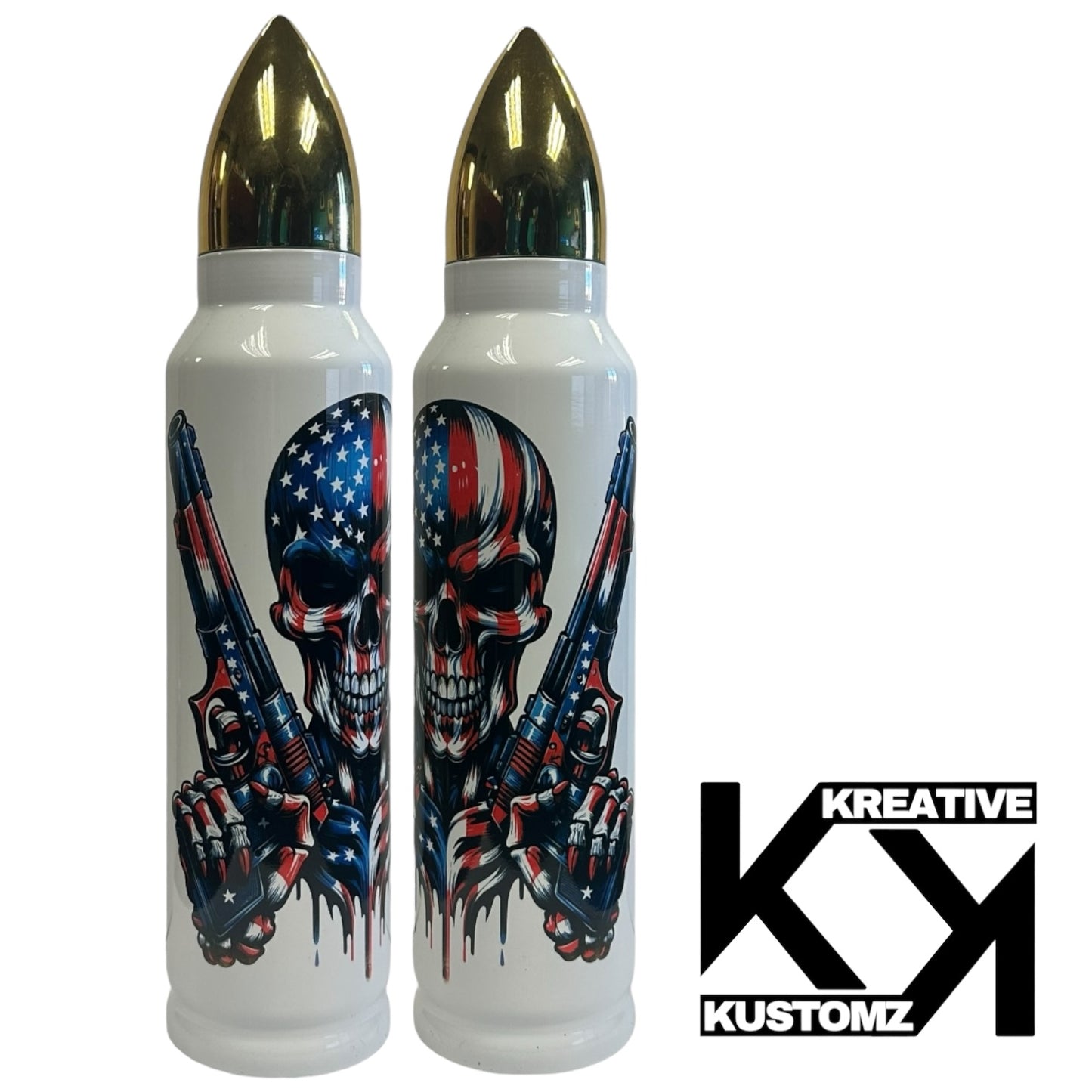 Freedom Skull - 32oz Bullet Tumbler