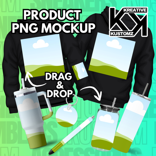 CANVA Frame Mockup PNG - Digital Download