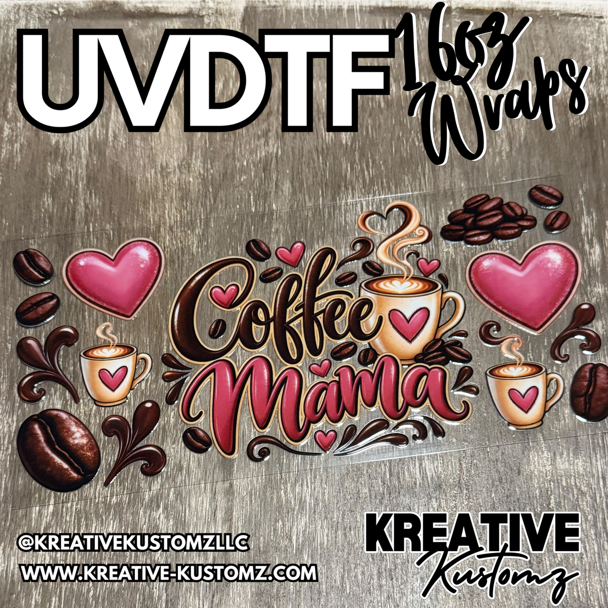 1532 | RTS | UV DTF Cup Wrap for 16oz Libbey Glass