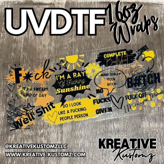 1548 | RTS | UV DTF Cup Wrap for 16oz Libbey Glass