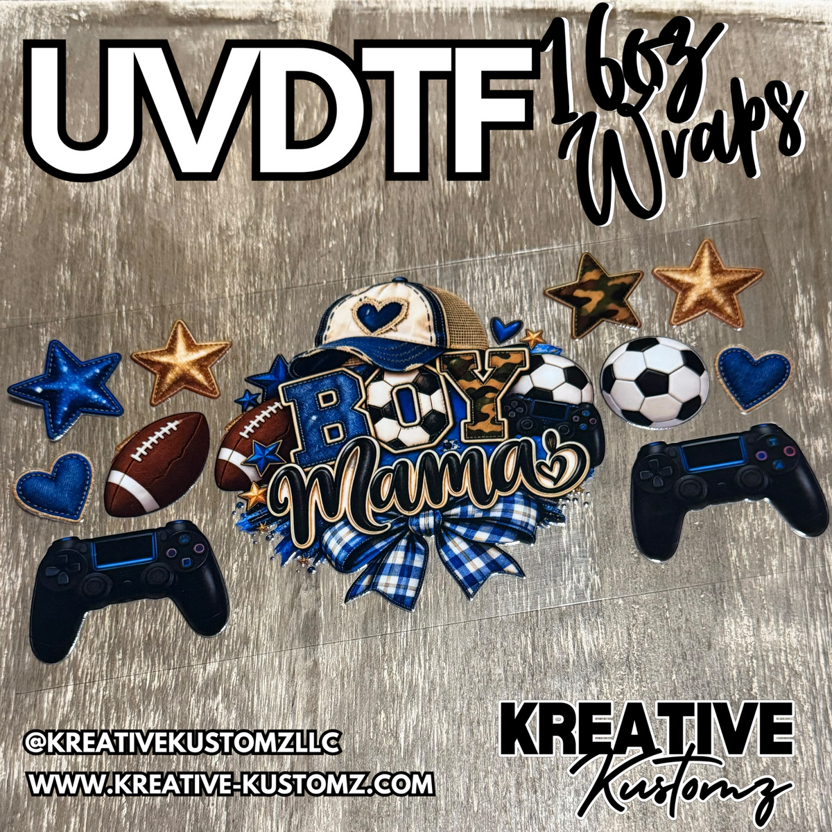 1536 | RTS | UV DTF Cup Wrap for 16oz Libbey Glass