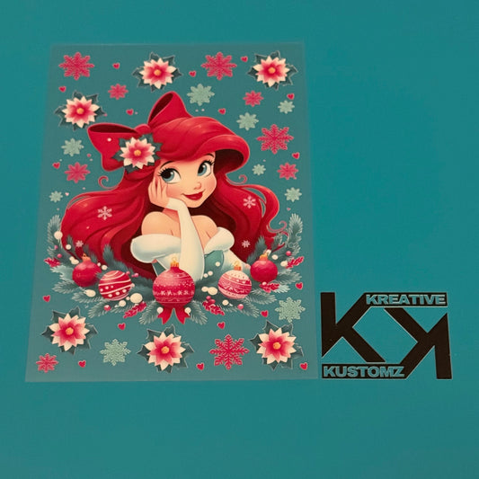 A5 Ariel Christmas UV-DTF NOTEBOOK WRAP