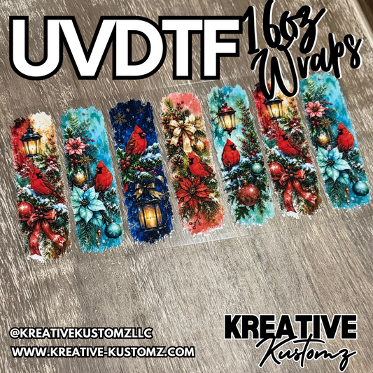 1406 | RTS | UV DTF Cup Wrap for 16oz Libbey Glass