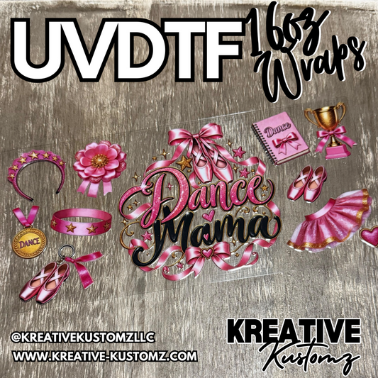 1528 | RTS | UV DTF Cup Wrap for 16oz Libbey Glass