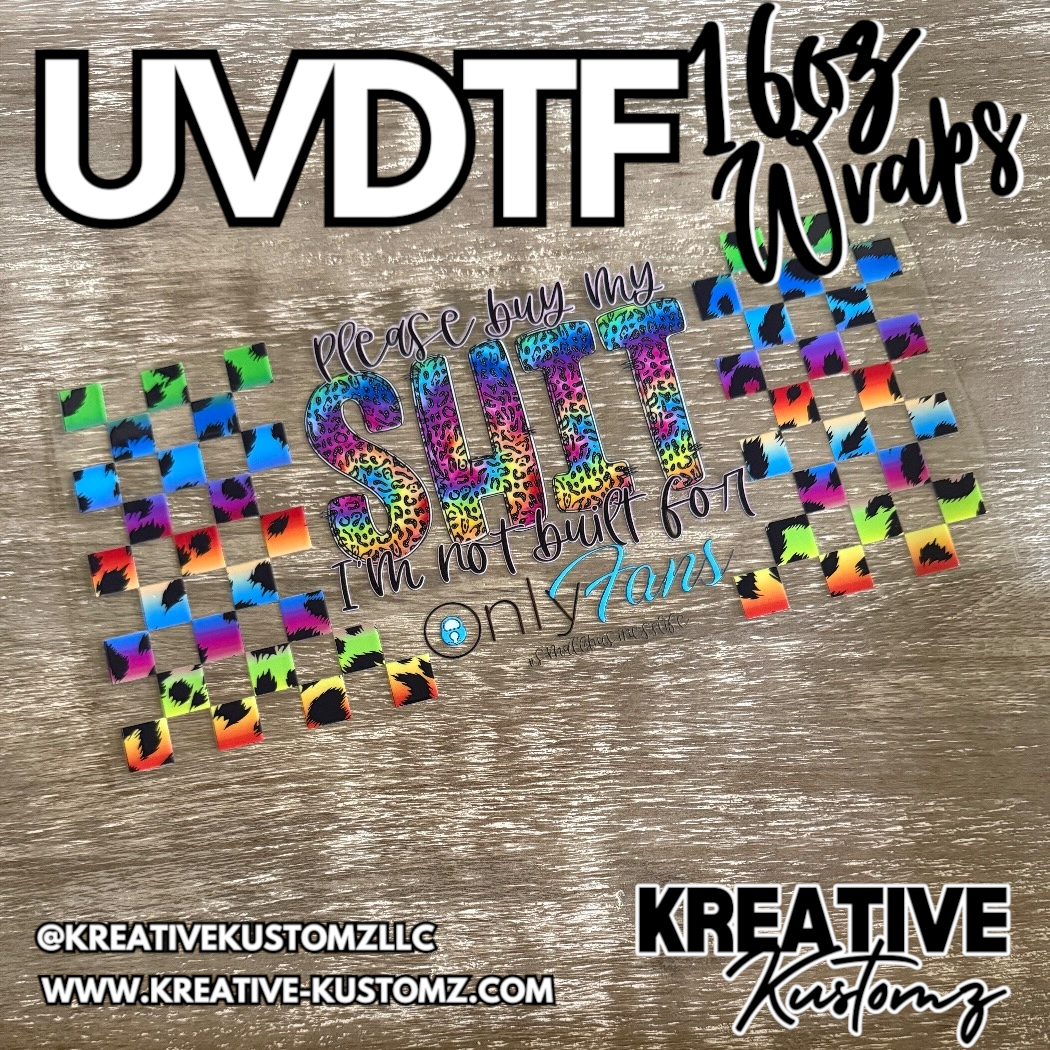 1257 | RTS | UV DTF Cup Wrap for 16oz Libbey Glass
