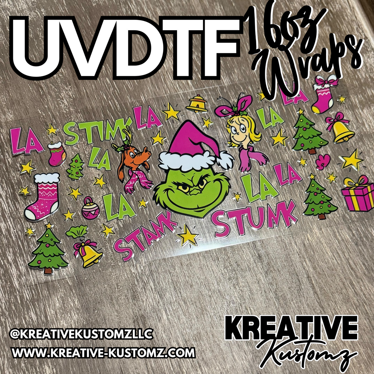 1427 | RTS | UV DTF Cup Wrap for 16oz Libbey Glass