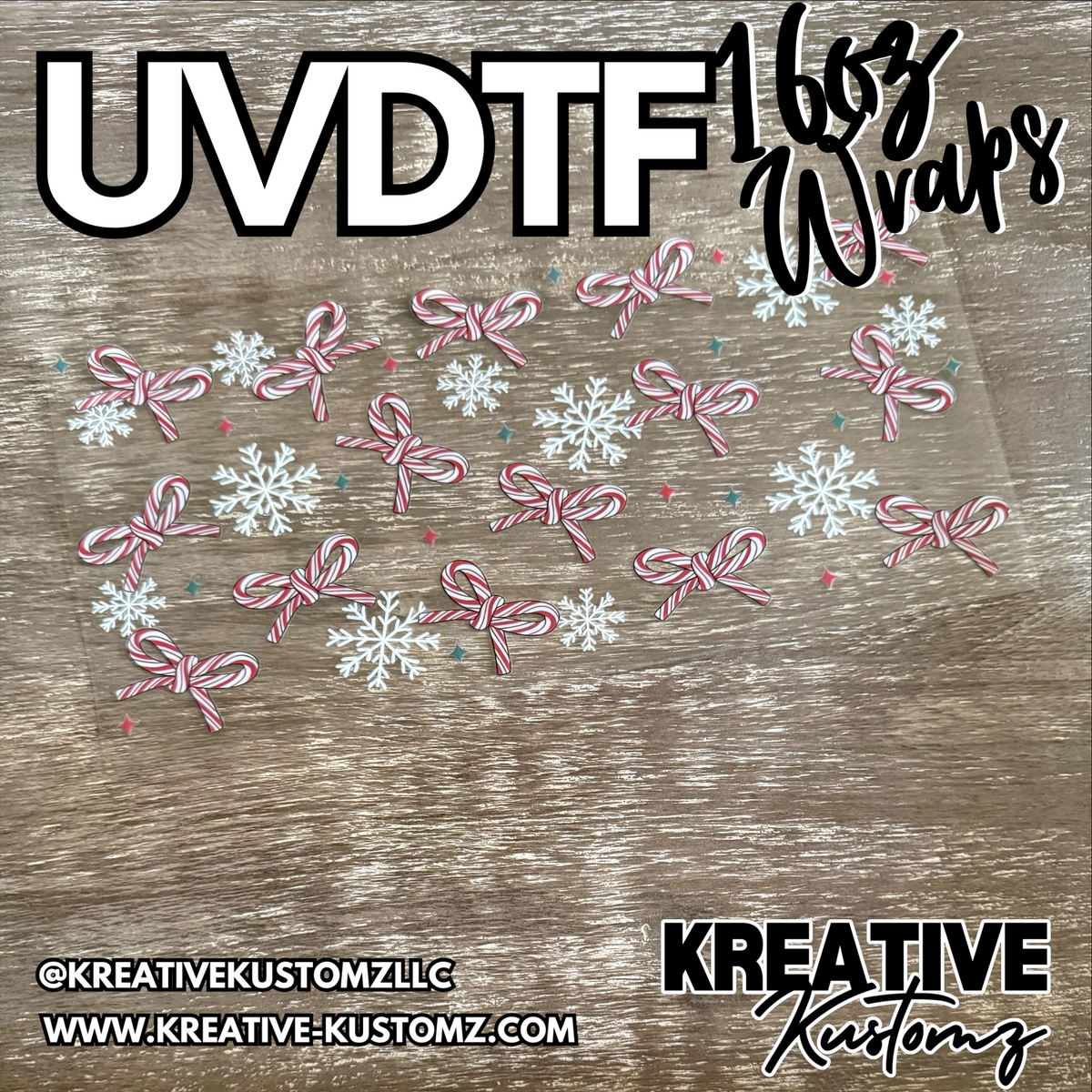 1360 | RTS | UV DTF Cup Wrap for 16oz Libbey Glass