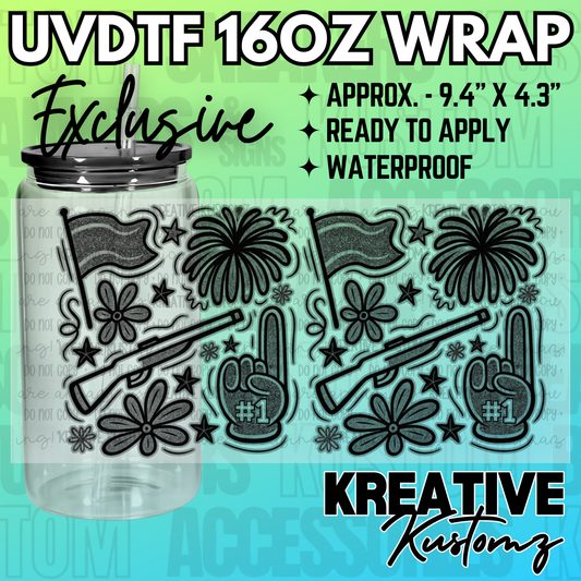 KK-0094 |EXCLUSIVE | UVDTF | 16oz Glass Can Libbey Wrap