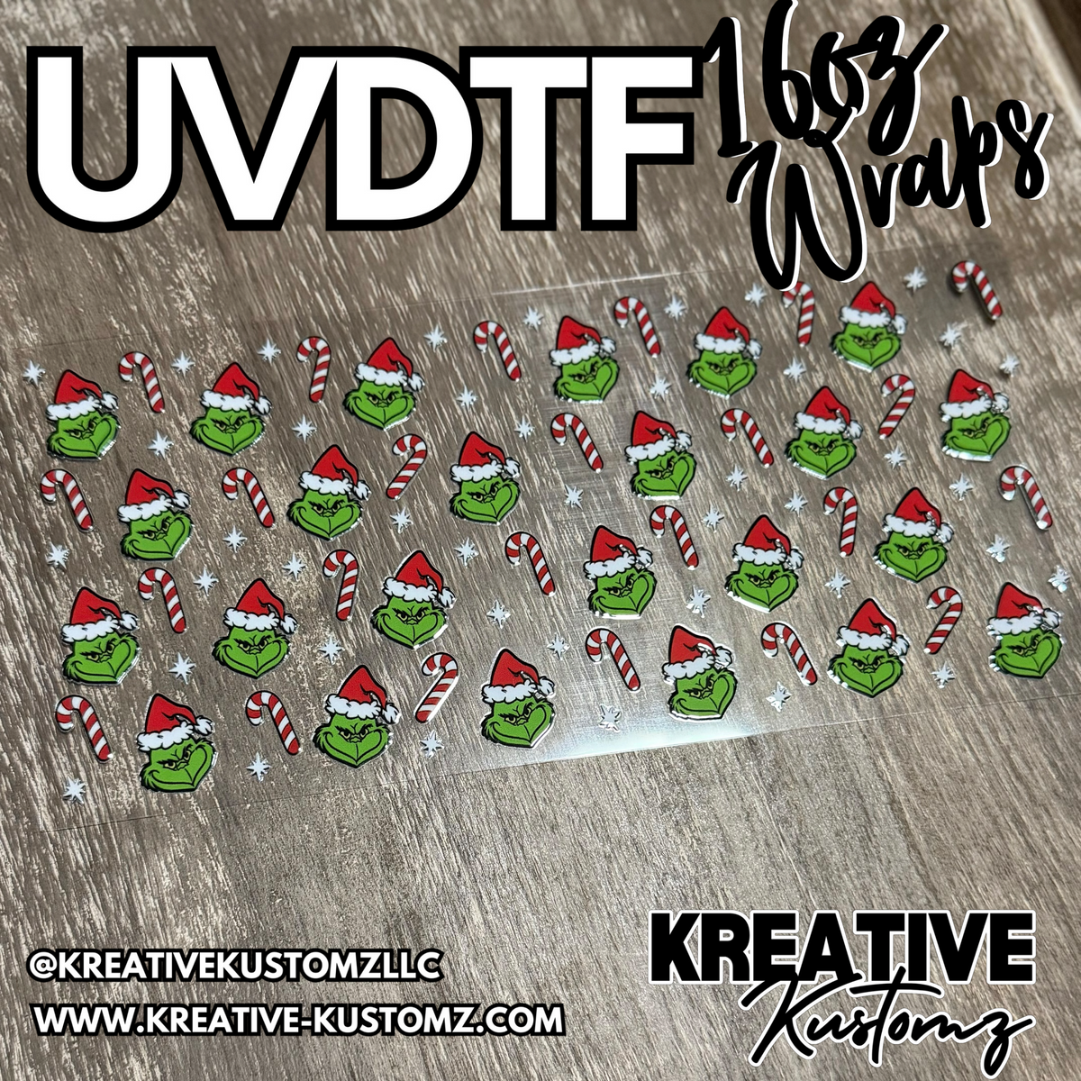 1399 | RTS | UV DTF Cup Wrap for 16oz Libbey Glass