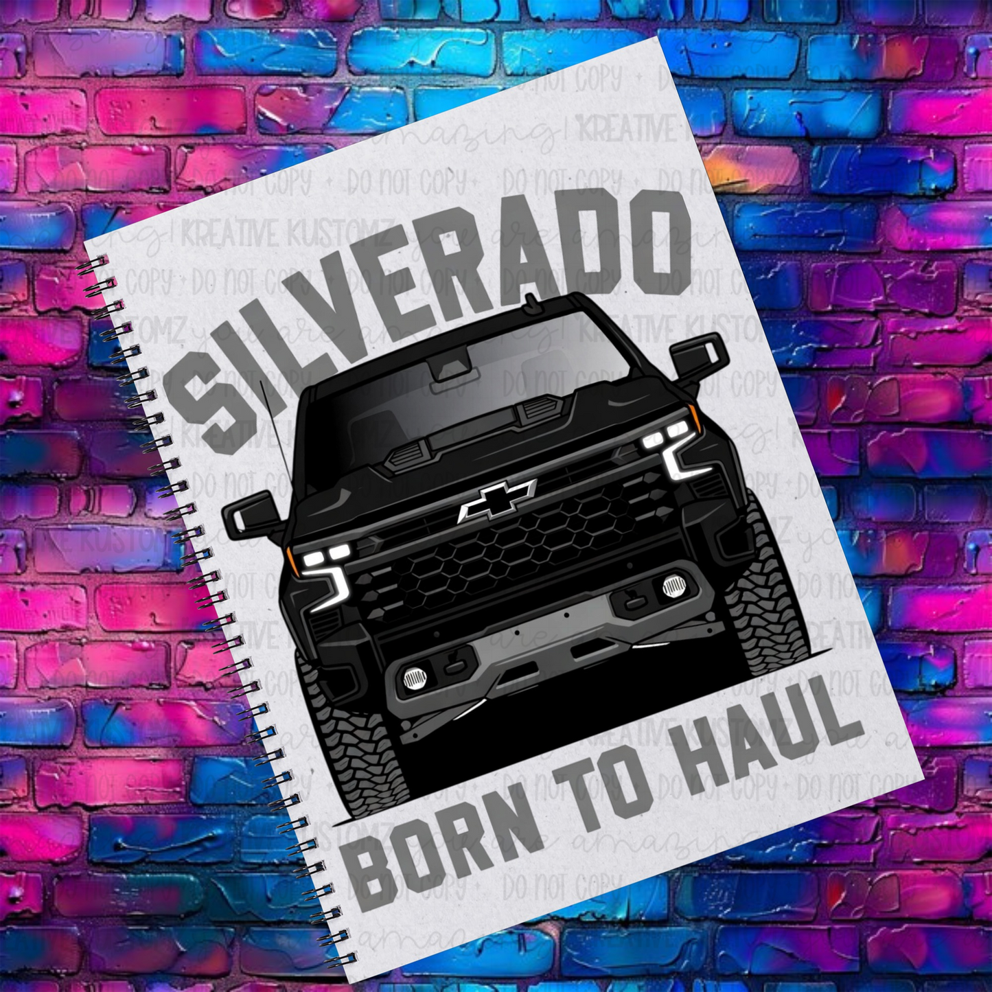 Silverado | EXCLUSIVE |UVDTF A5 Notebook Wrap Decal