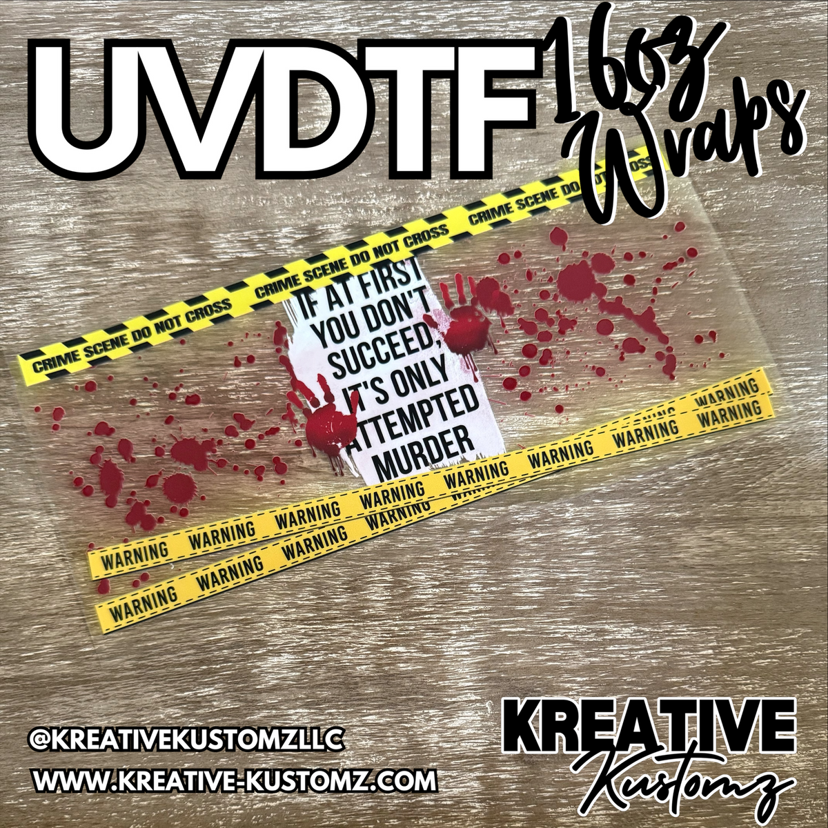 1349 | RTS | UV DTF Cup Wrap for 16oz Libbey Glass