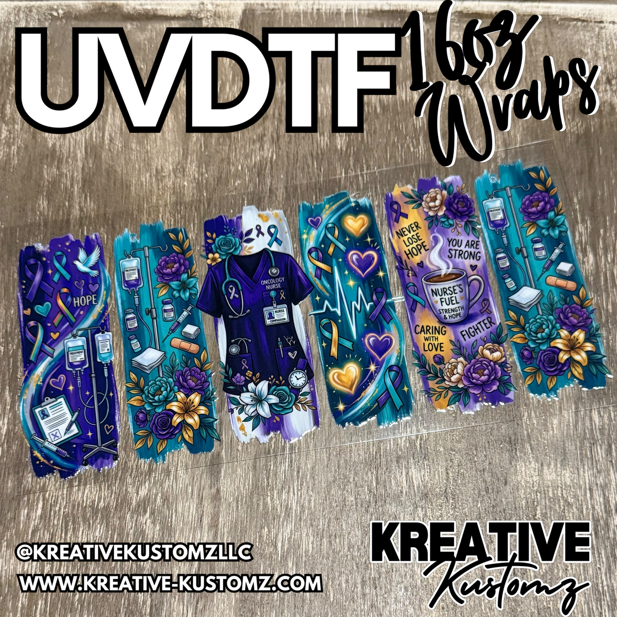 1464 | RTS | UV DTF Cup Wrap for 16oz Libbey Glass