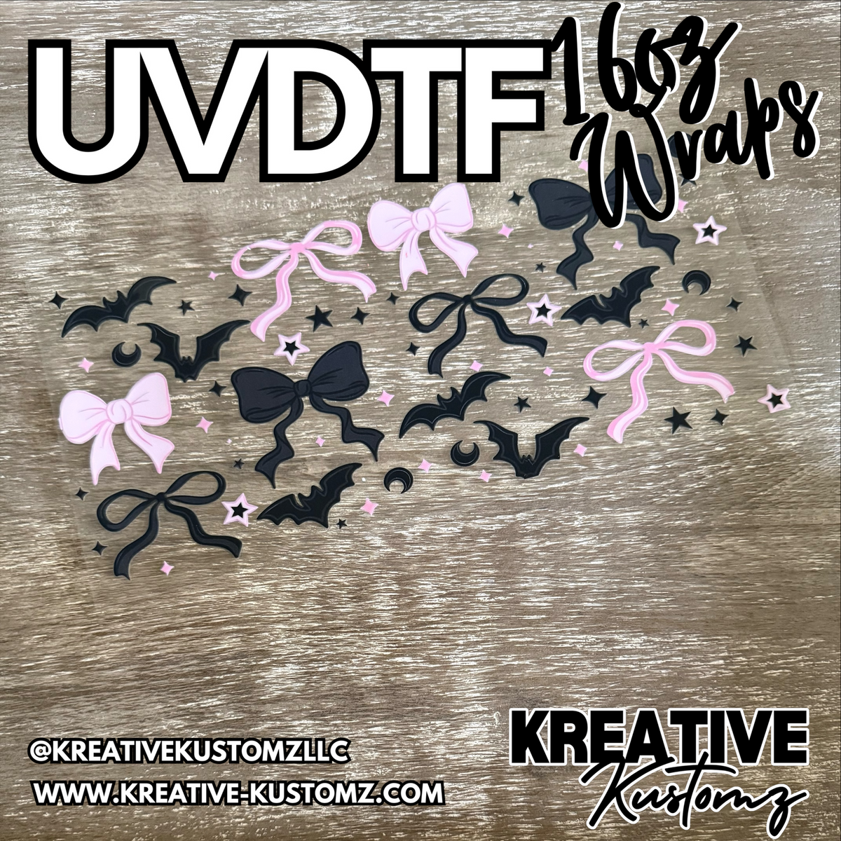 1339 | RTS | UV DTF Cup Wrap for 16oz Libbey Glass