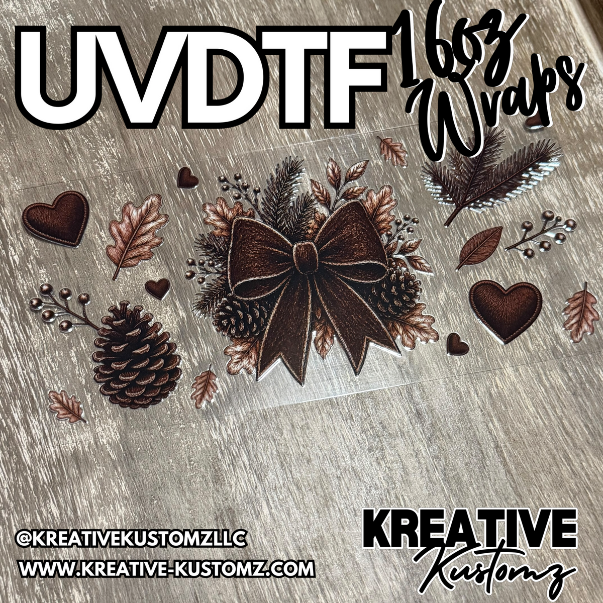 1435 | RTS | UV DTF Cup Wrap for 16oz Libbey Glass